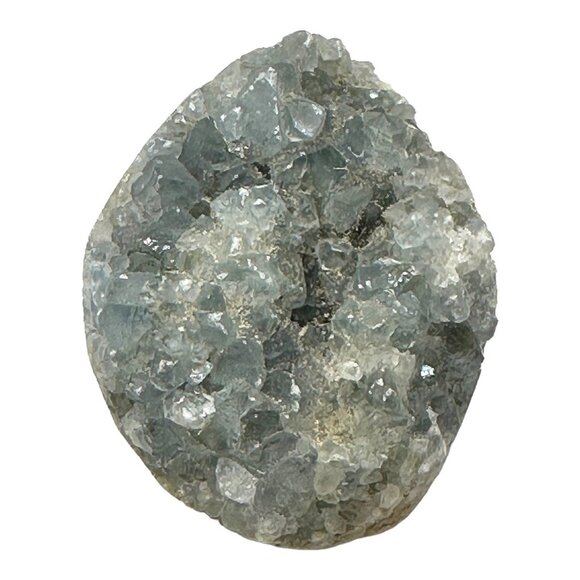 Azure Blue Celestite Raw Geode Egg Tranquility Harmony Madagascar Mystical - Picture 8 of 10